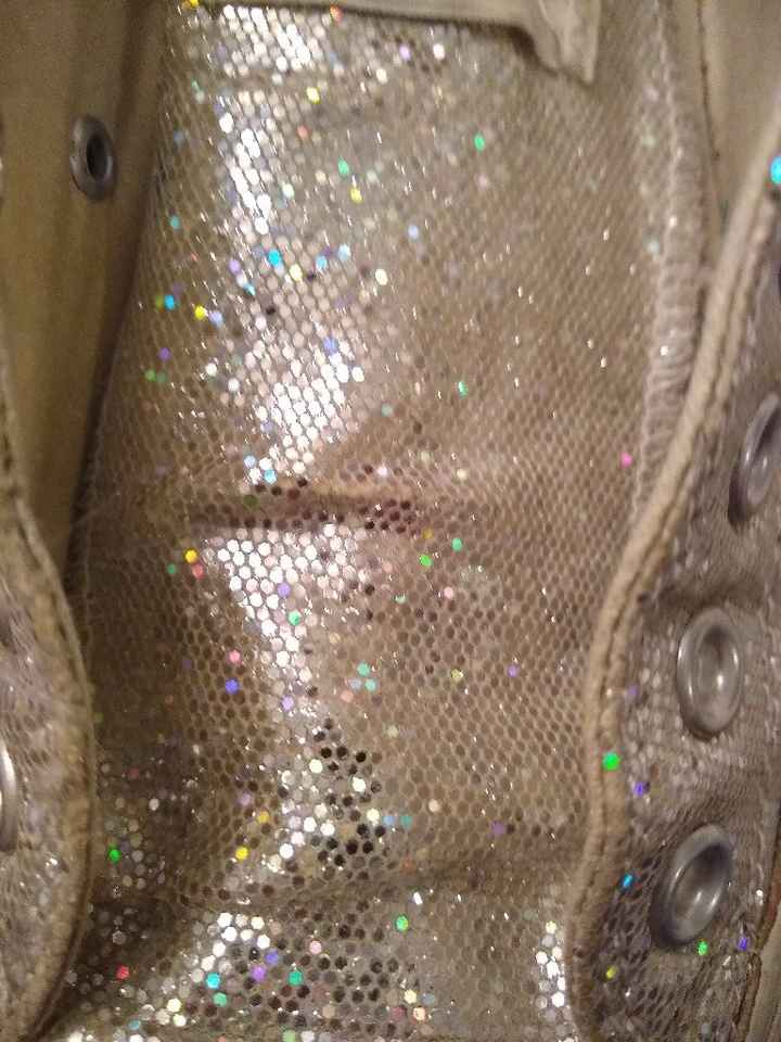 Bling converse sneakers - 3