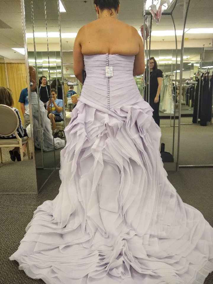 Picked up my dress today! It fits...just. 😁 - 3