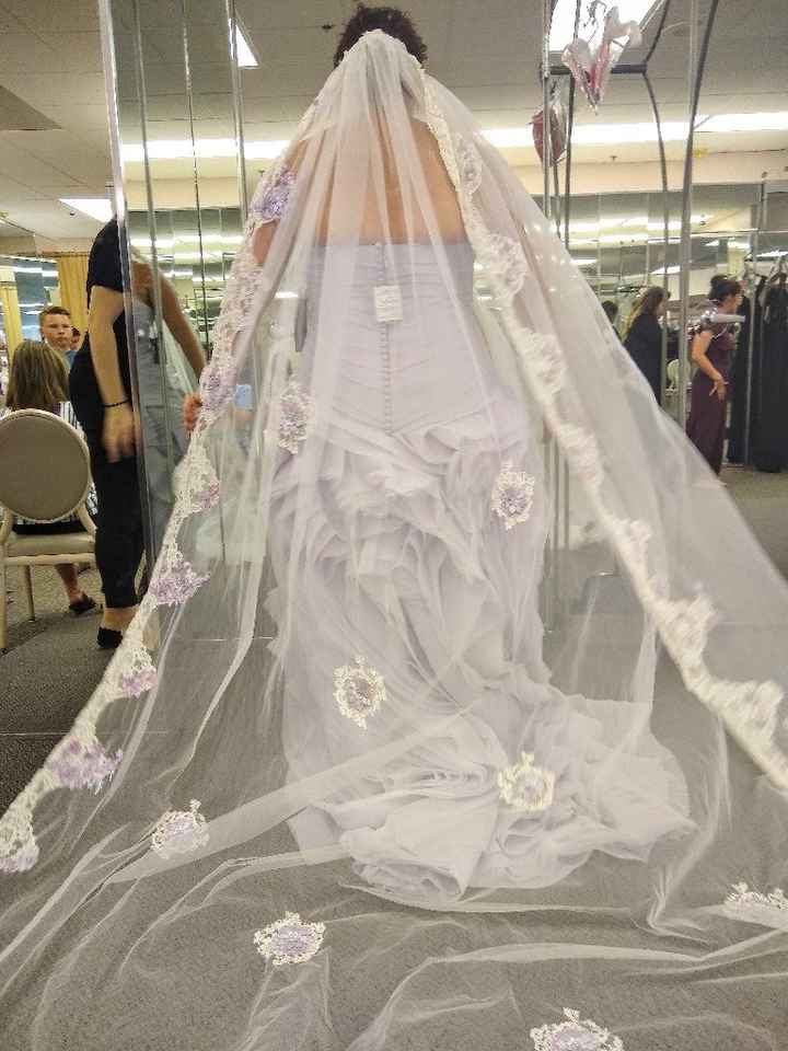 Picked up my dress today! It fits...just. 😁 - 4