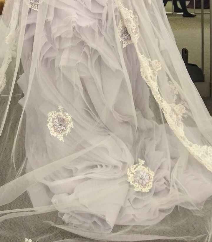 Picked up my dress today! It fits...just. 😁 - 5