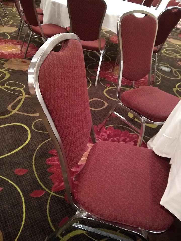 Any way to "tone down" these chairs besides covers? - 1