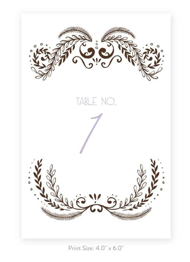 Which table number colour do you prefer? - 1