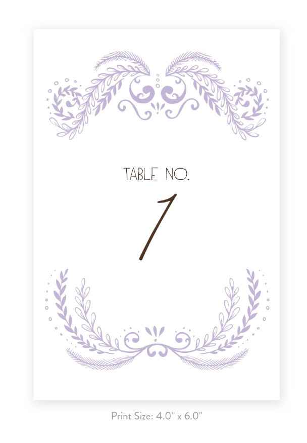 Which table number colour do you prefer? - 2