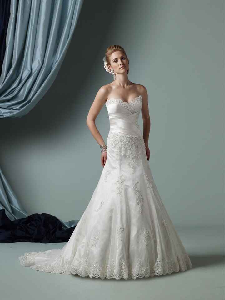 Let's see those A-line wedding dresses! - 1