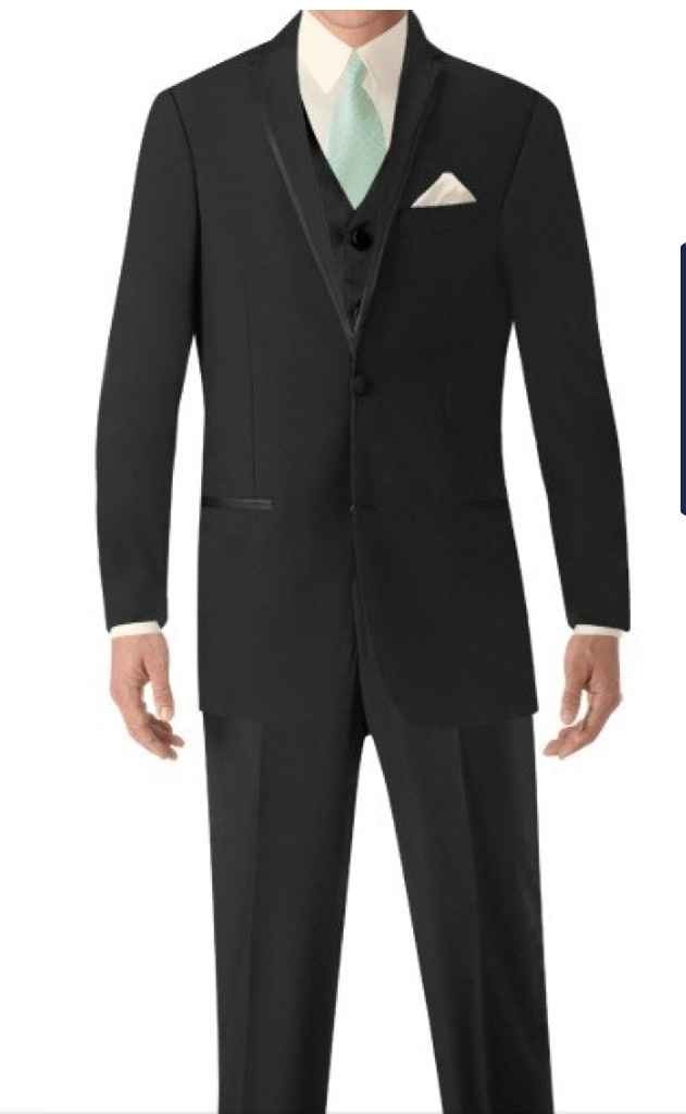 Tuxedos... matching vest to tie or tux colour? - 3