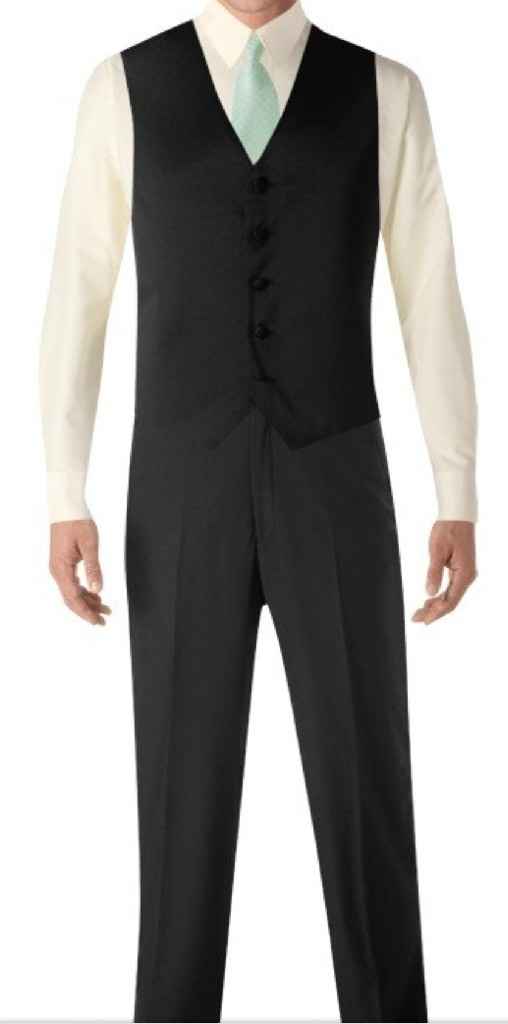 Tuxedos... matching vest to tie or tux colour? - 4
