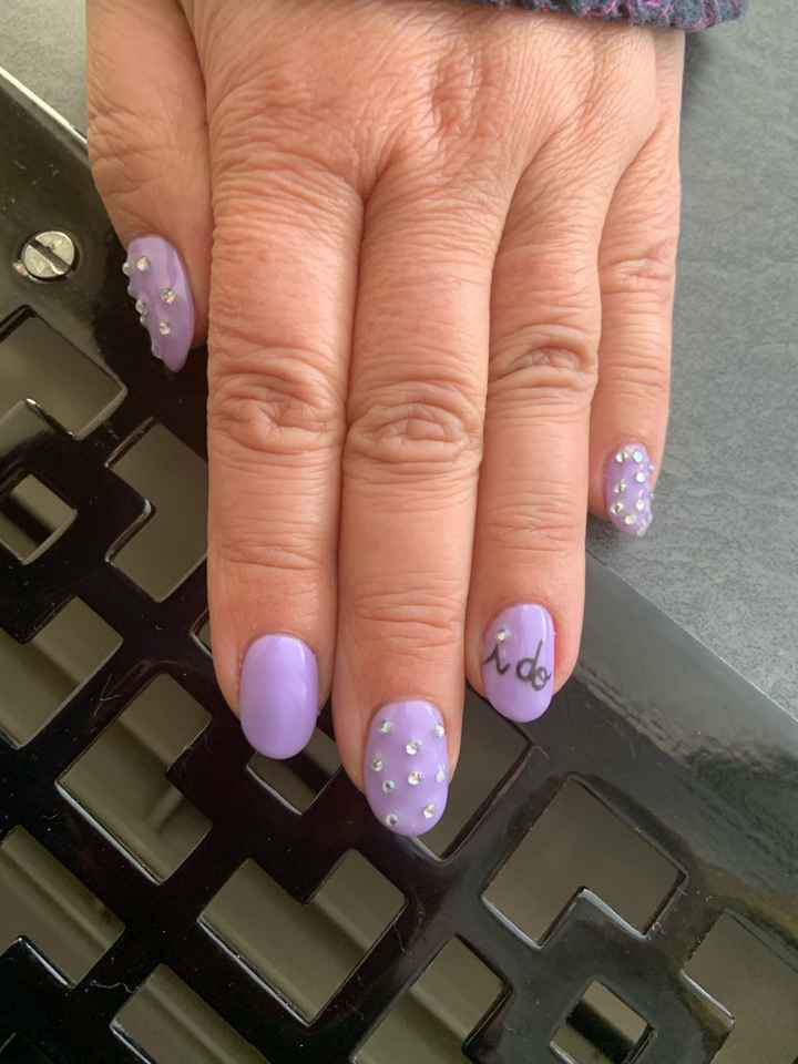 At least my wedding nails look good! - 1
