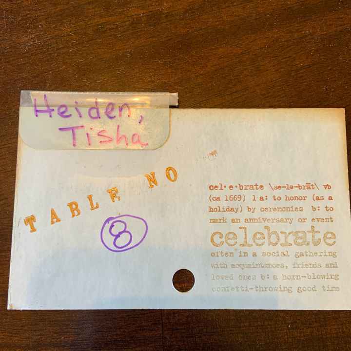 diy Programs/escort Cards? - 2