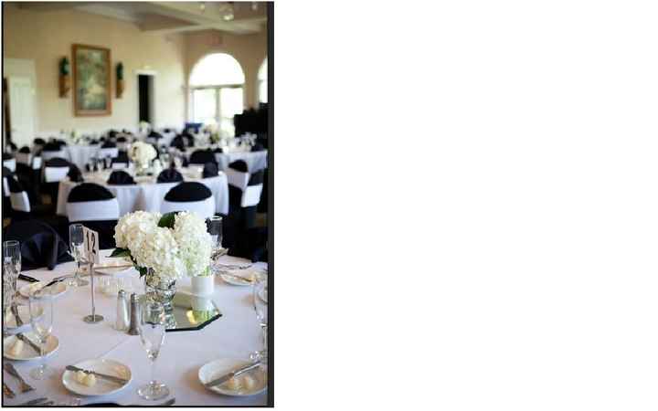 How did you make really nice, yet extremely inexpensive centerpieces? Did you rent?