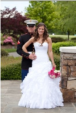 Show me you in your dress versus the model!
