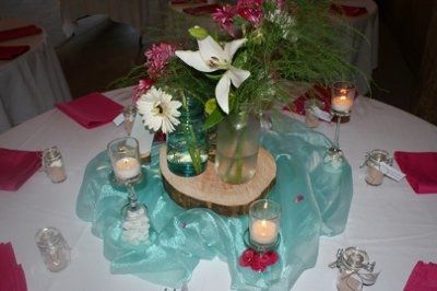 Blue Mason Jars
