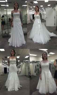 Going dress shopping for the first time...
