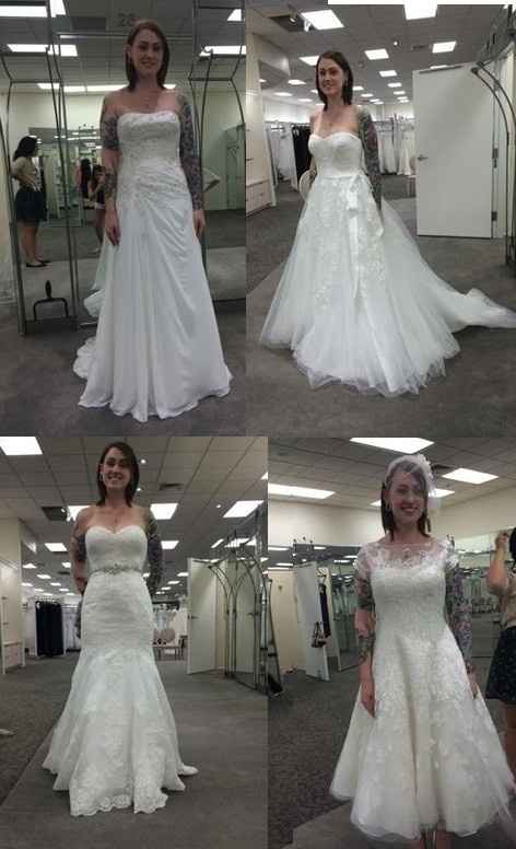 Dress Shopping Round 2 - Pics & THE one.....