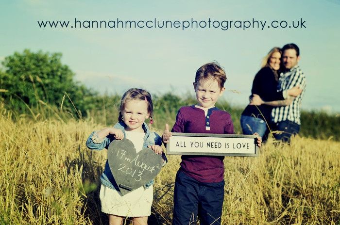 Need prop ideas to incorporative my kids in my Save the Dates photo shoot. Here is my story.