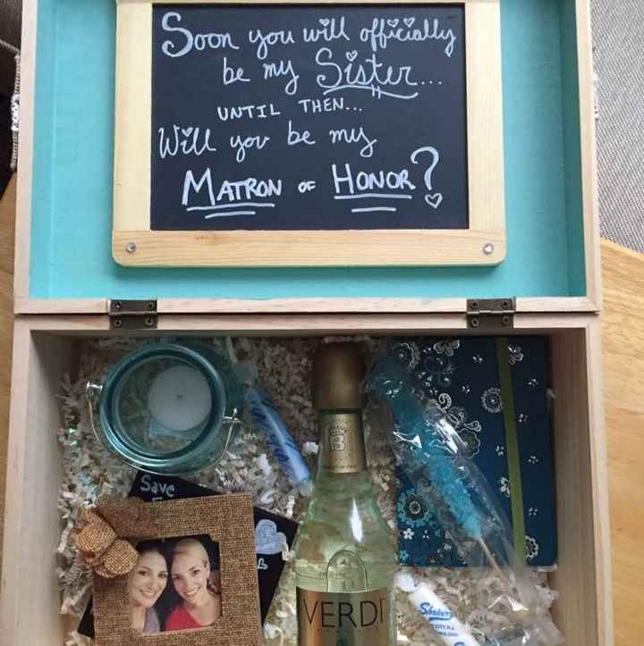 This is how I am asking my bridesmaids