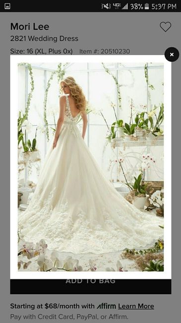 Got my dress :)
