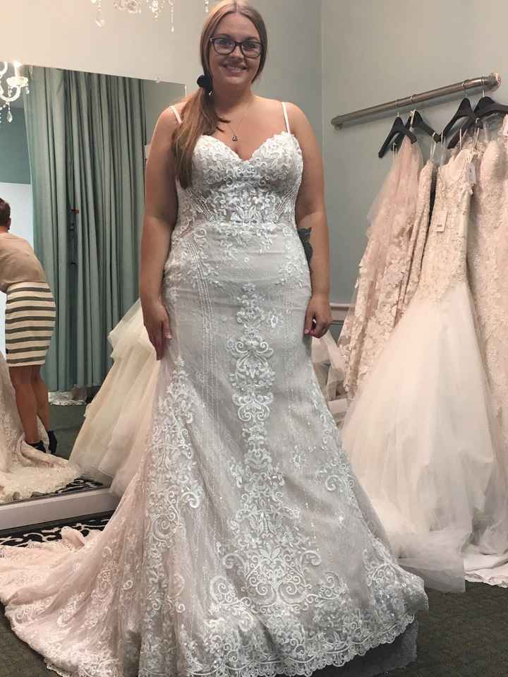 This one was pretty, but I felt huge in it!