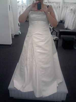 Show us the dress you said "yes" to! **pics**