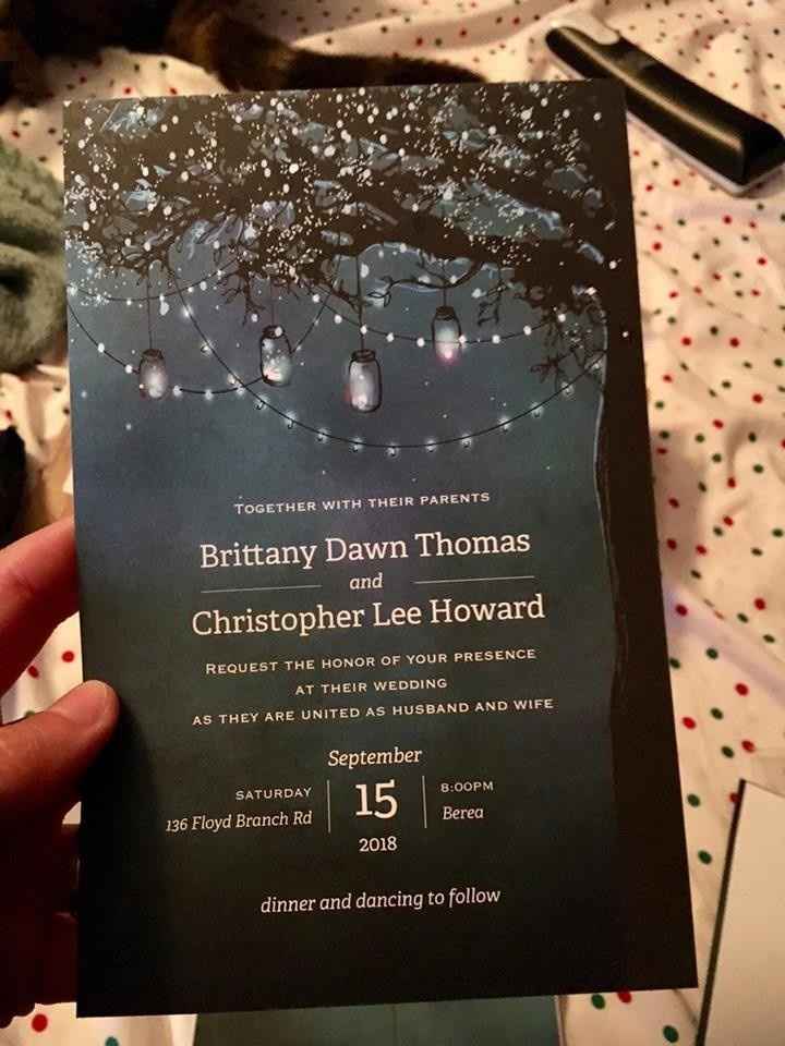 Which invitations?