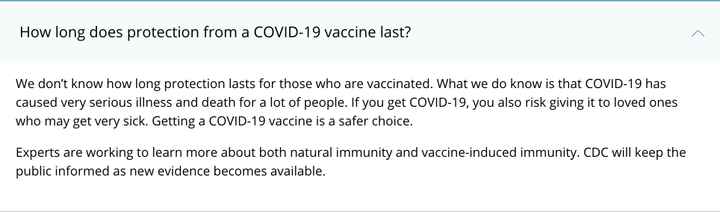 Covid vaccines, tests, guests, vendors - 1