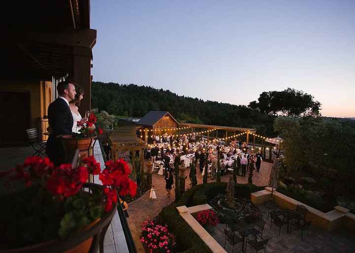 Beautiful sunset venue