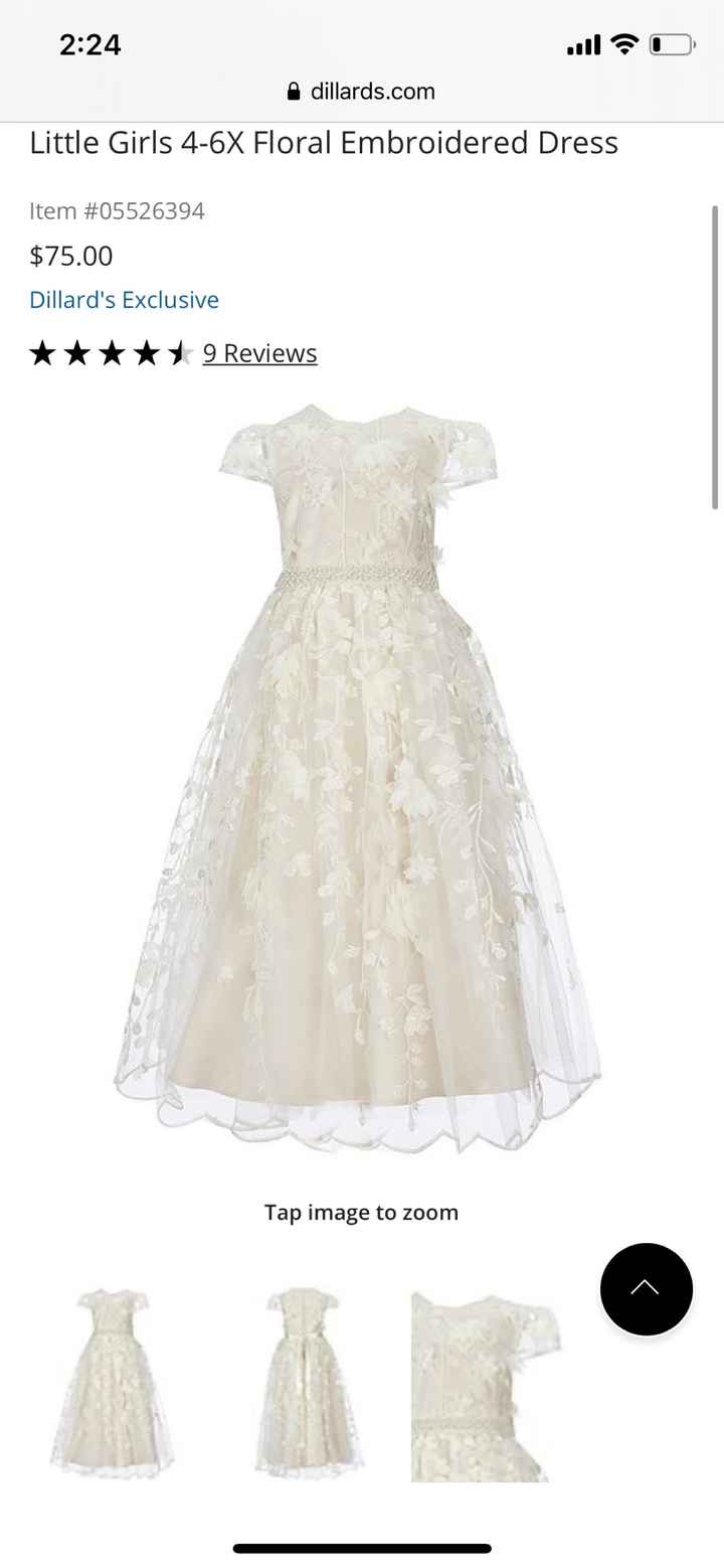 Flower girl dress help - 1