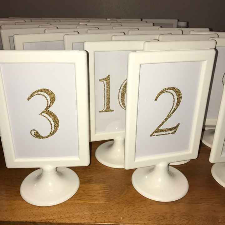 Show me your table numbers.