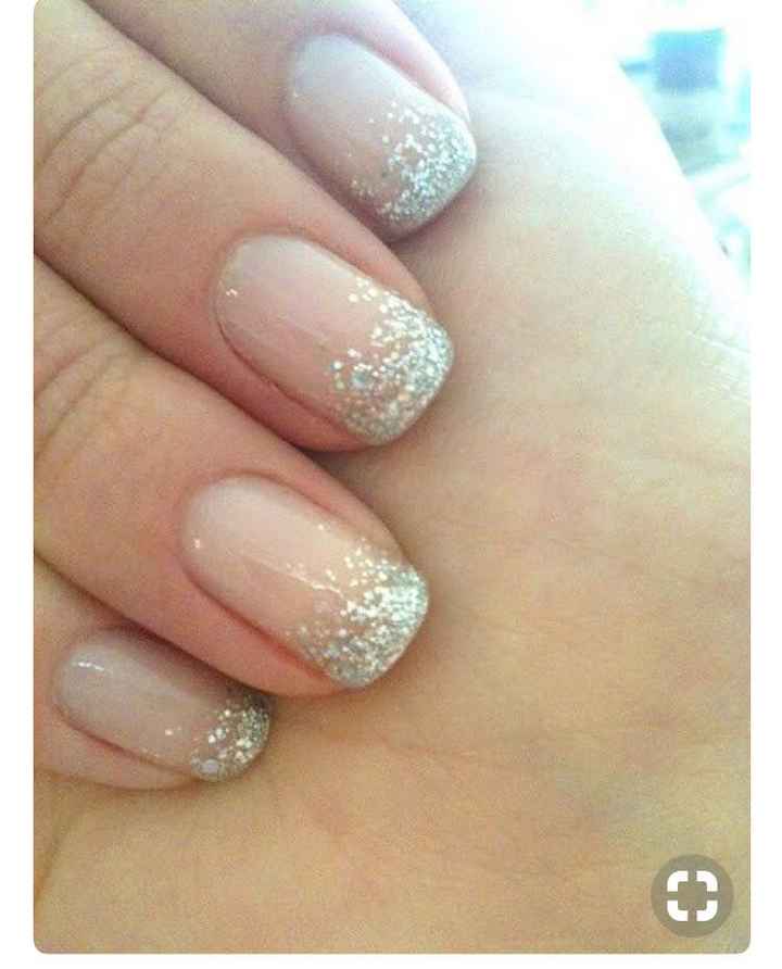 Wedding day nails - 2