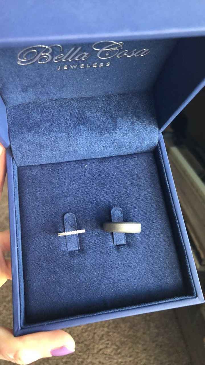 Our rings are in! - 1