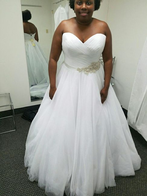My dress is here