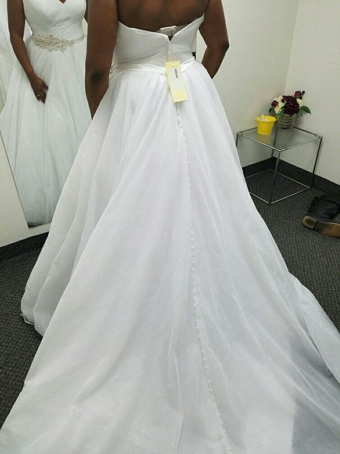 My dress is here