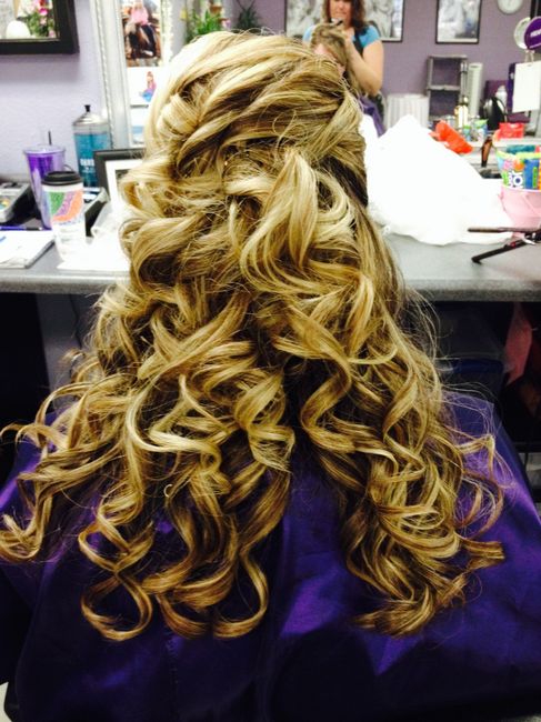 First Bridal Hair Trial - PICS