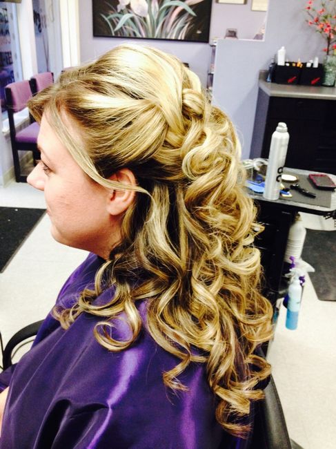 First Bridal Hair Trial - PICS