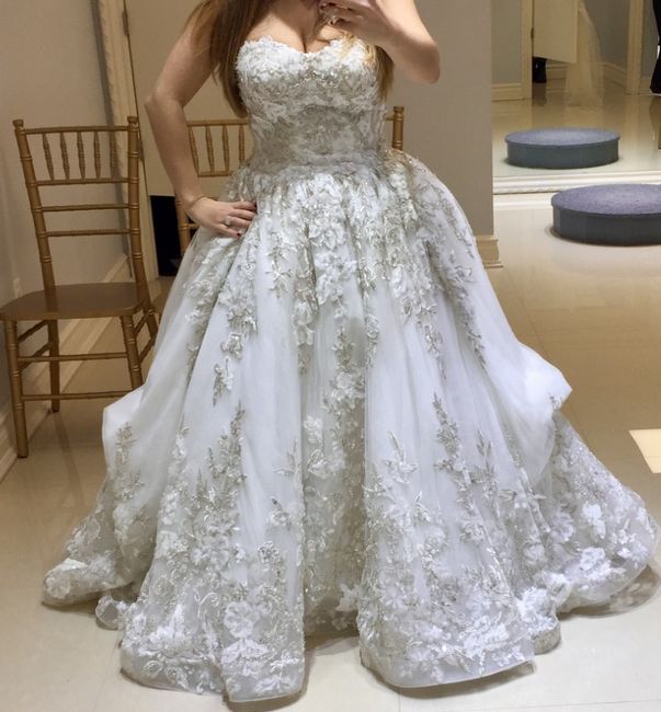 My wedding gown came in!