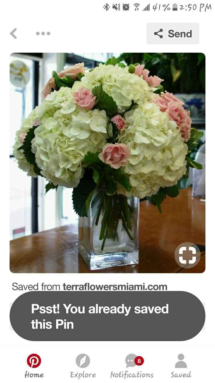 Fake floral centerpieces - 2