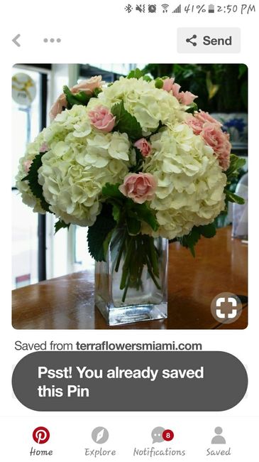 Fake floral centerpieces - 2