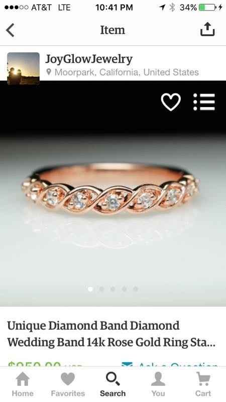 Anyone have a wedding band like this?