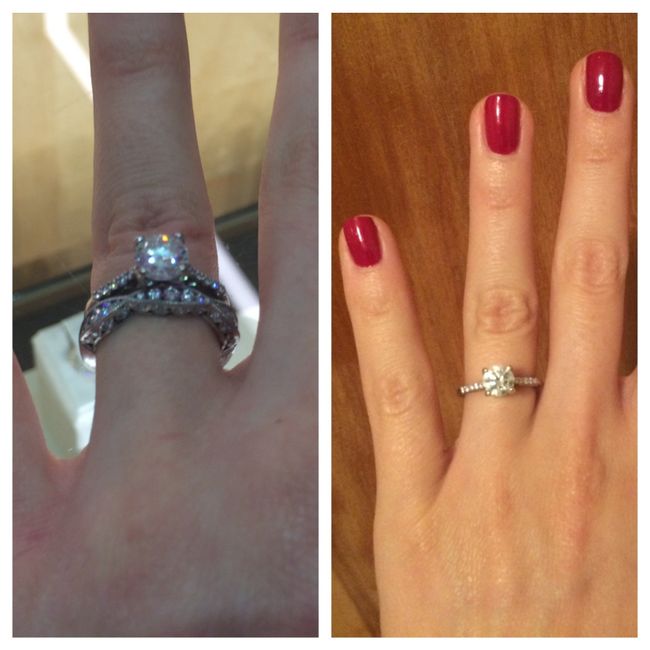 Engagement ring/wedding ring