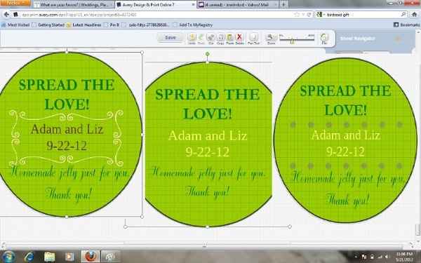 Help with DIY invites and favor lables