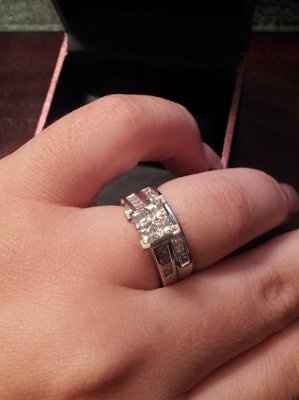 Let me see your ring! WITH the band(s)!