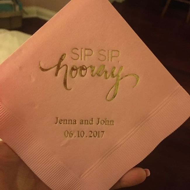 Personalized napkins