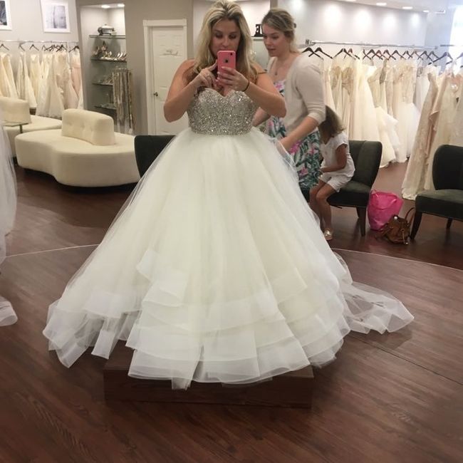 Did you have that "this is the one" moment when shopping for your dress?