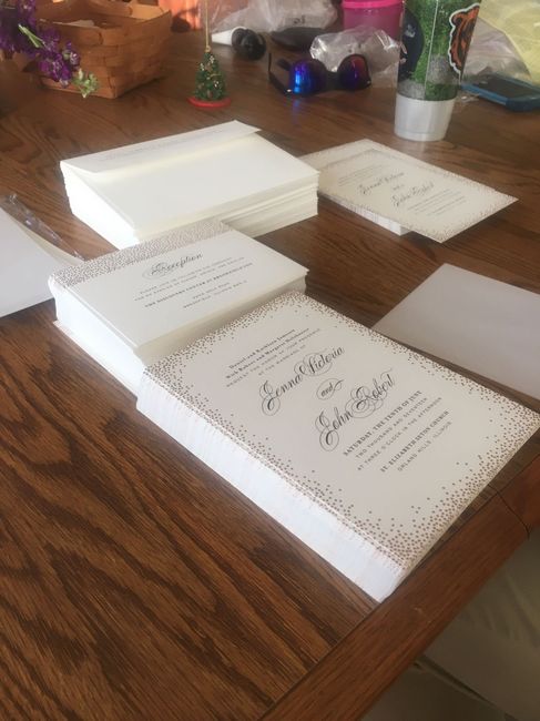 Putting Invitations Together