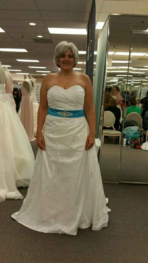 I bought my wedding dress today:)