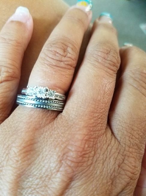 Show me the wedding bands....
