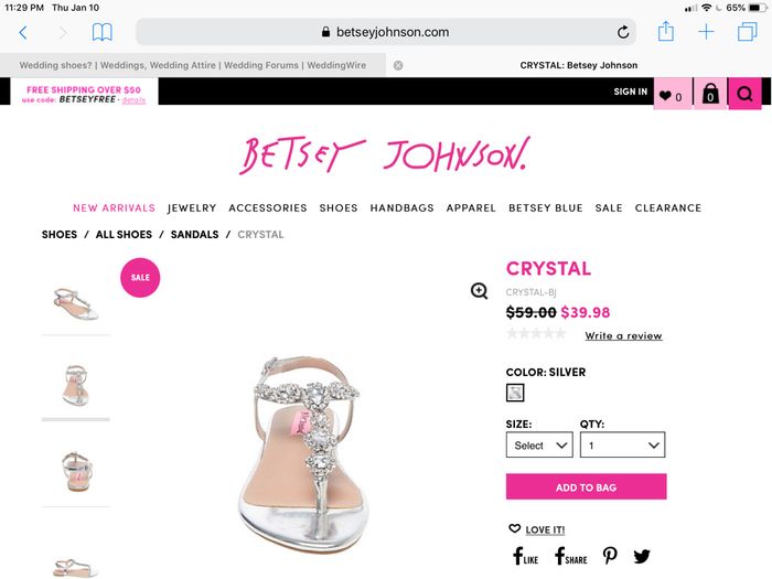 Betsey Johnson flats