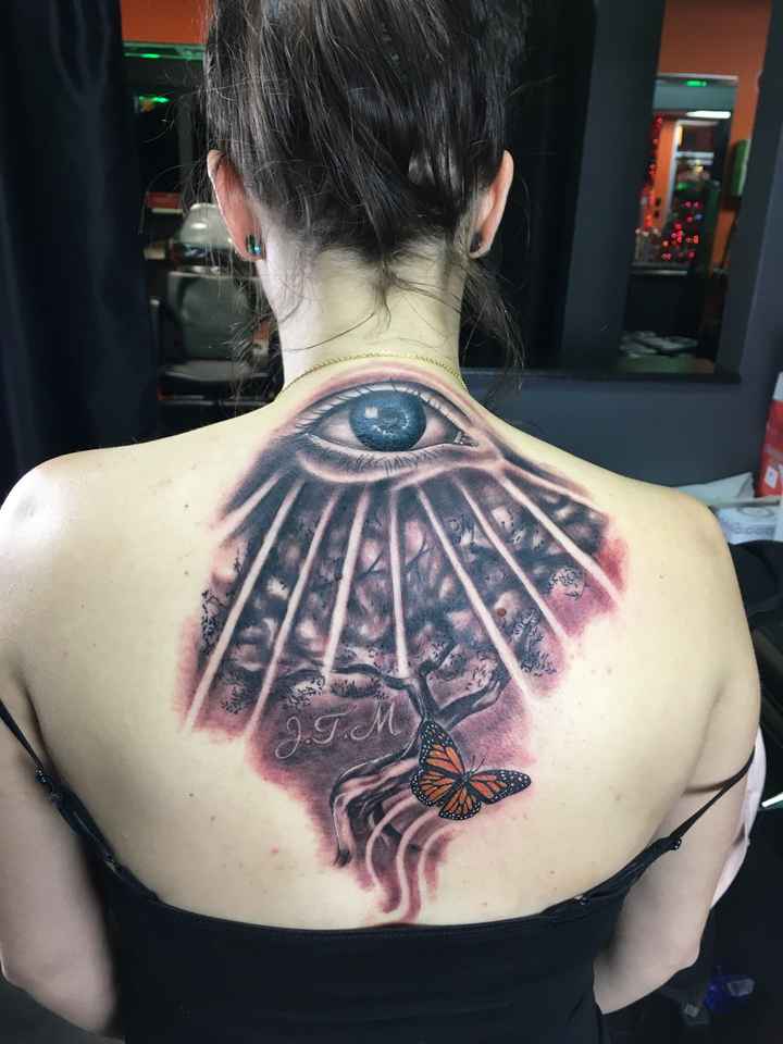 Tattoo and wedding dress - 1