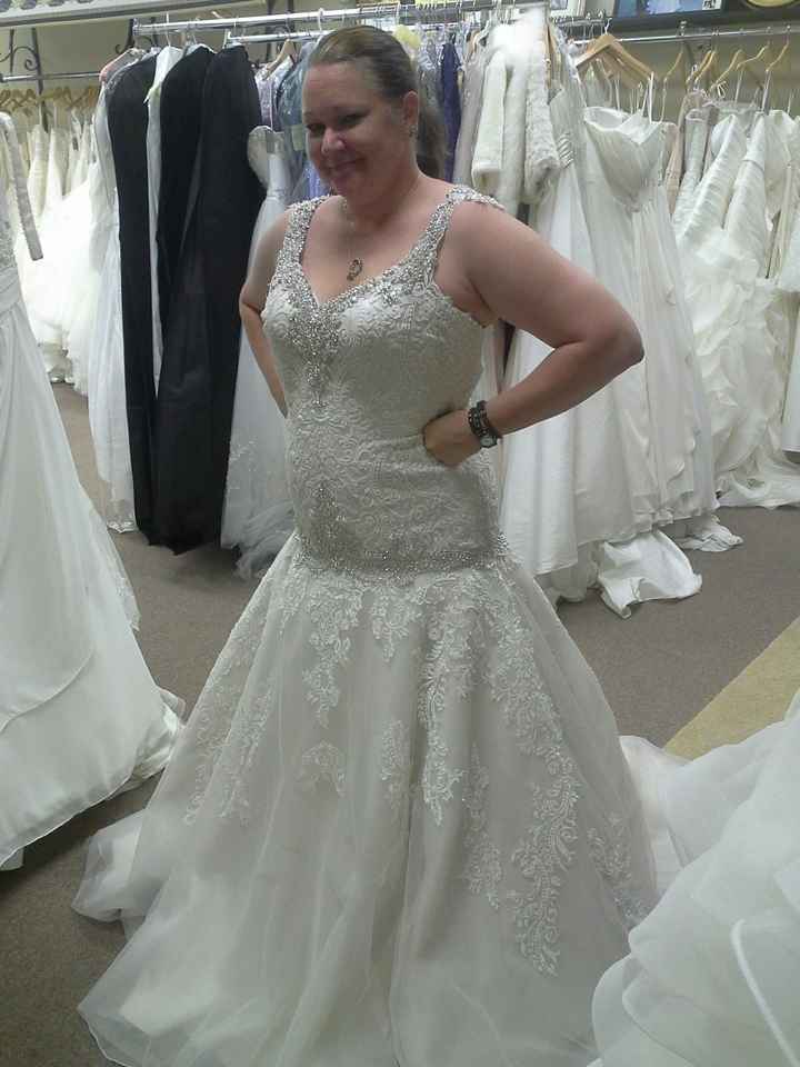 Show me your wedding dresses, and tell me where they are from,and the cost? :)