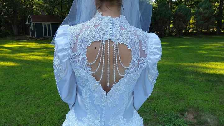 I finally got to try my dress on!
