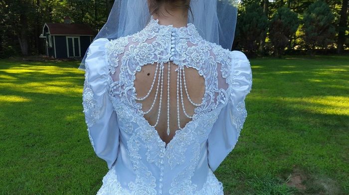 I finally got to try my dress on!